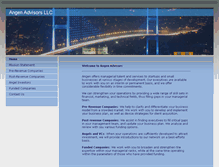 Tablet Screenshot of angenadvisors.com